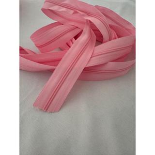 Zíper Nylon N 3  Rosa Bebê - 5 Metros + 10 Cursor BNY em Oferta na Shopee