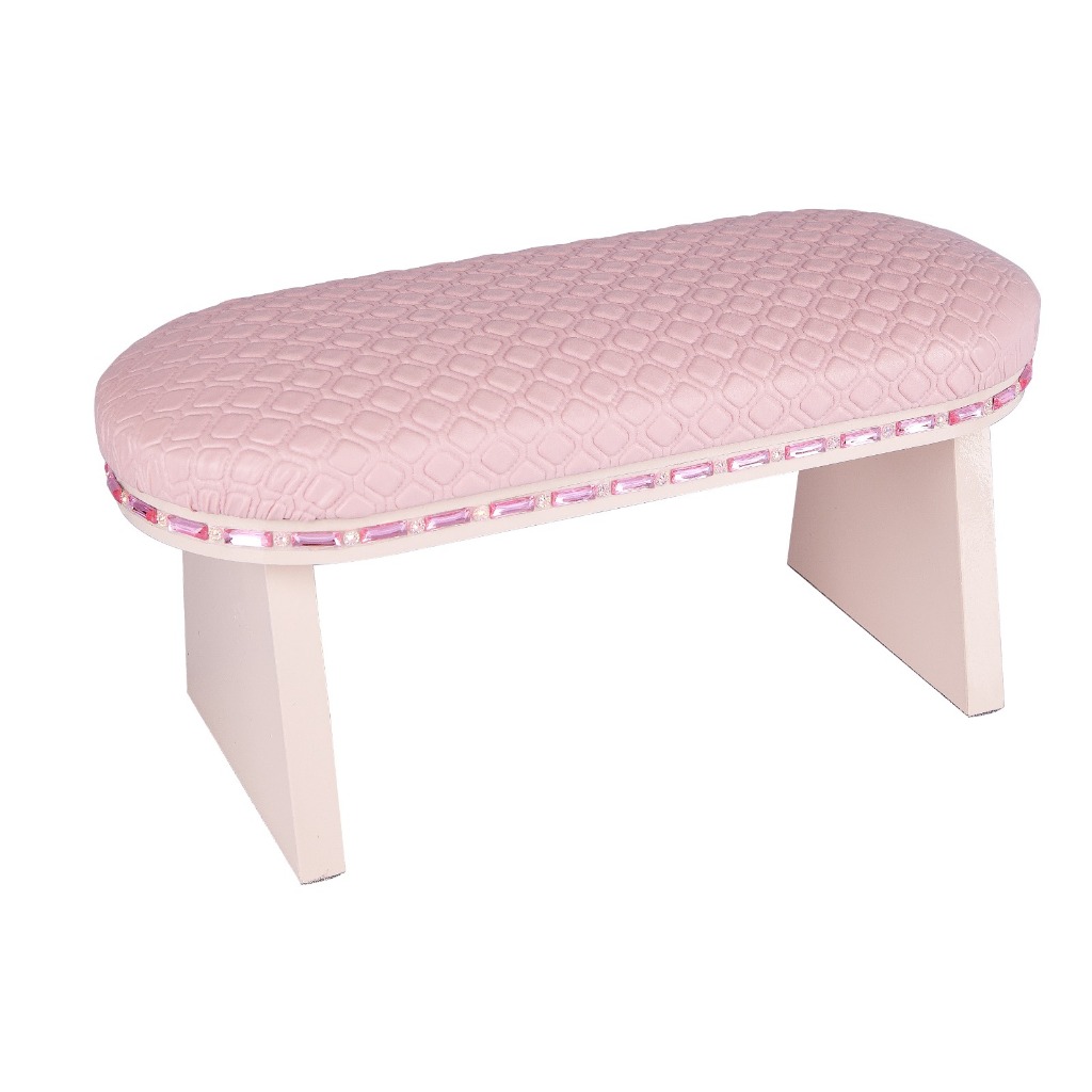 Apoio de Mão - Apoiador de Mão MDF Prime Strass Rosa - Nail designer Manicure -Alongamento de Unha em Oferta na Shopee