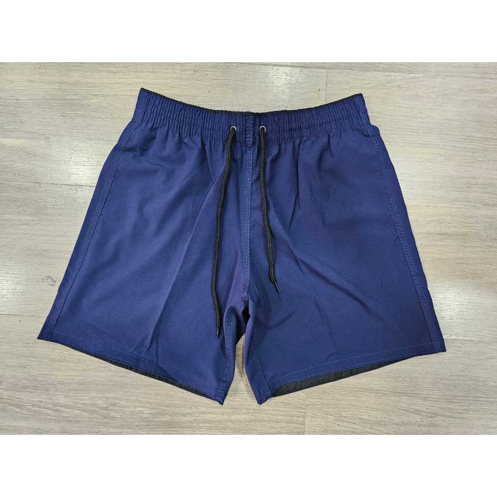 Shorts Bermudas Lisa Masculino Tactel elastano Básico Academia Treino Praia com 2 bolsos
