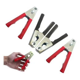 Kit 4 Garras De Bateria Tipo Jacaré Reforçada 200a Para Cabo De Chupeta Espaguete
