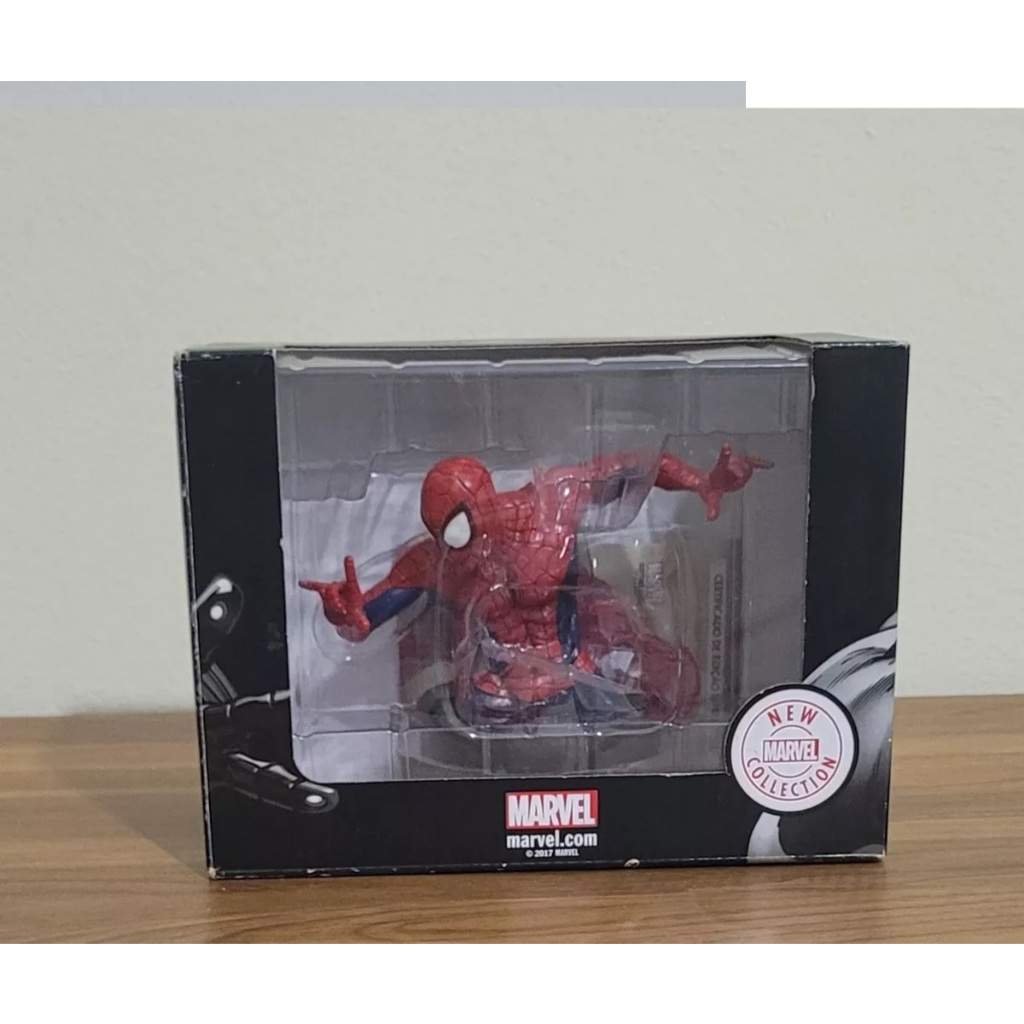 ACTION FIGURE -Coleção Marvel -  Busto Homem Aranha Spiderman 8,5 Cm X 12,5 Cm Resina - NOVO E LACRADO