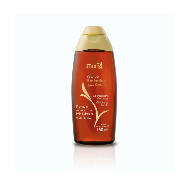 Óleo Corporal Amêndoas com Avelã Muriel 150ml | Hidratação Intensa e Nutrição