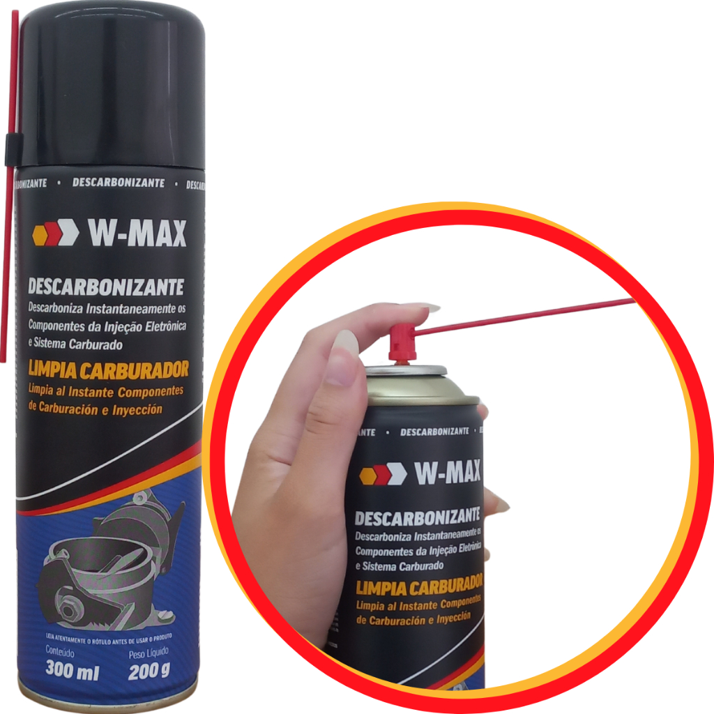 Descarbonizante Limpa Tbi e Carburador W-Max 300ml Wurth em Oferta na Shopee