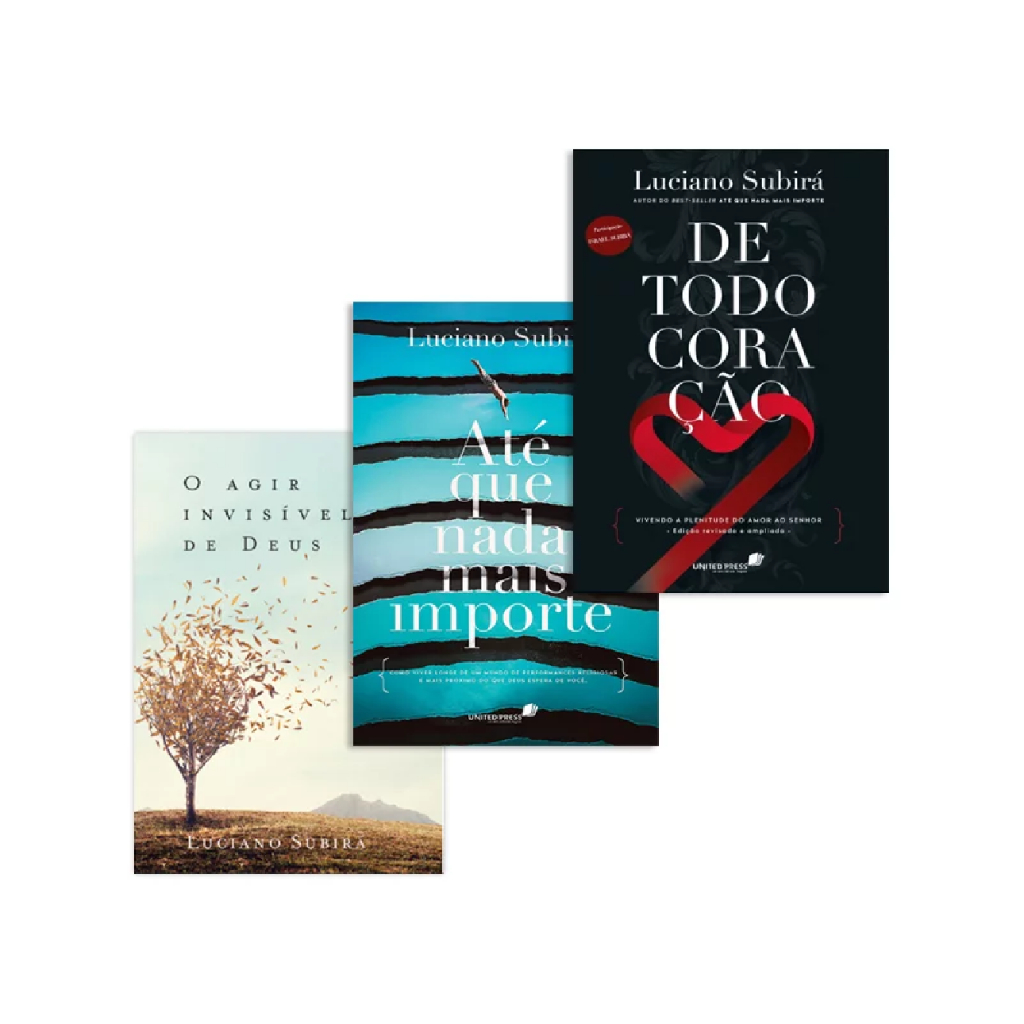 Kit de 3 Livros | Luciano Subirá em Oferta na Shopee