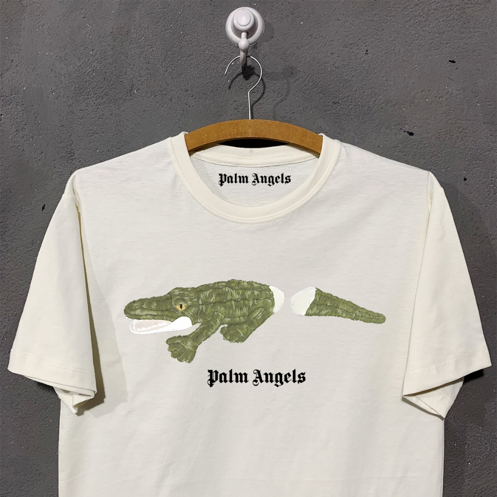 Camiseta Palm Angels Crocodile oversized algodão