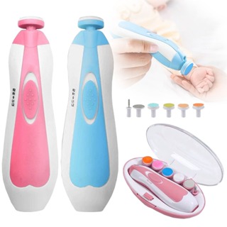 Cortador Aparador Lixadeira De Unha Bebê Criança Elétrico C/6 Refis em Oferta na Shopee