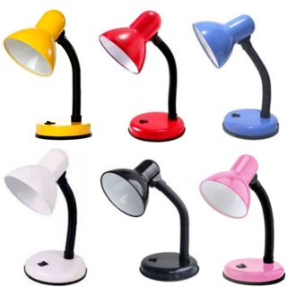 Luminária de Mesa Base Haste Flexível Bivolt Trabalho Manicure Sala Quarto Infantil Adulto Abajur em Oferta na Shopee