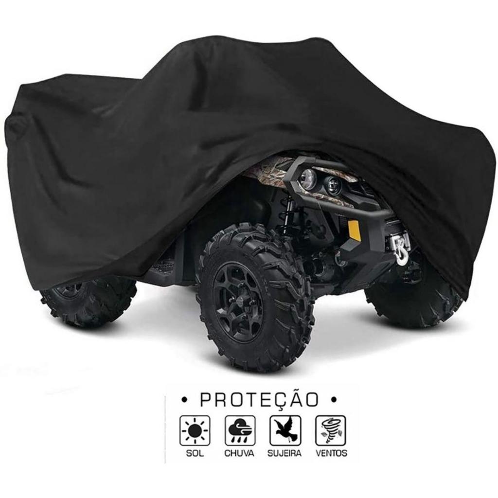 Capa Impermeável Forrada Para Quadriciclo Honda Fourtrax 420 Couro Ecologico Buggy em Oferta na Shopee
