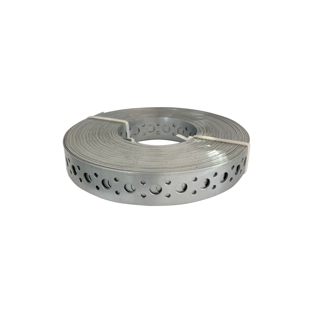 Fita Cinta Perfurada Aço Galvanizado Rolo 25mm X 25 Metros