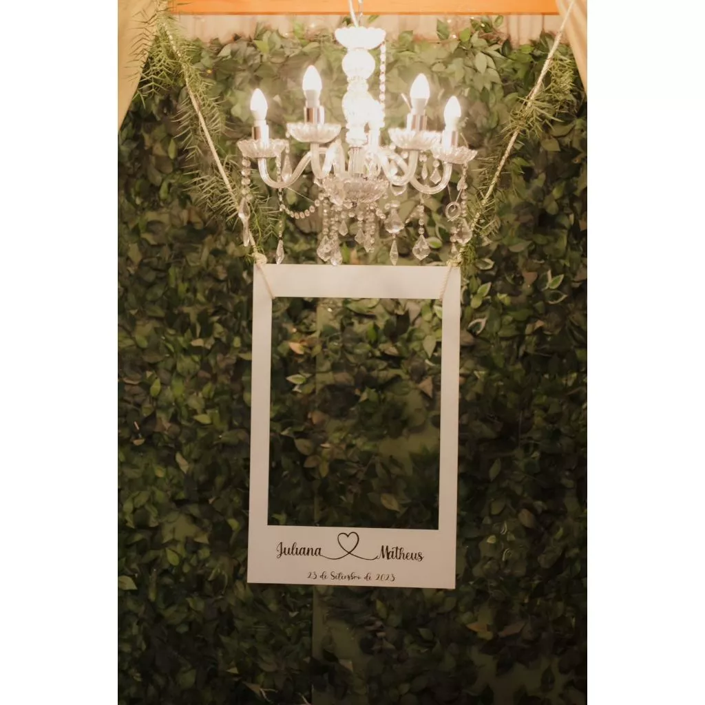Placa Moldura para Casamento Personalizado Quadro Instagram Foto Festa Evento Noivos Polaroid