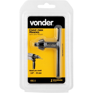 Chave para mandril 5/8" 16mm VDC 3 - Vonder em Oferta na Shopee