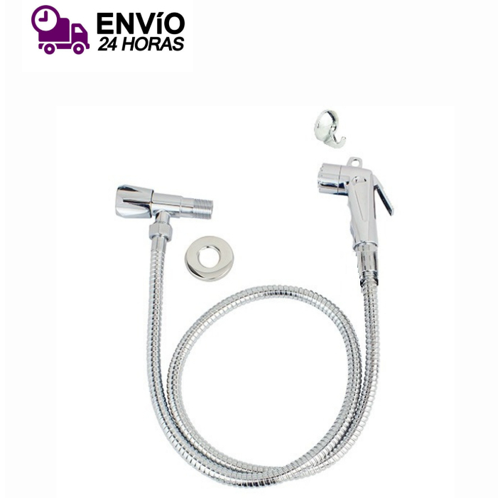 Ducha Higiênica Completa Luxo Cromada com Registro 1/4 de Volta em Oferta na Shopee