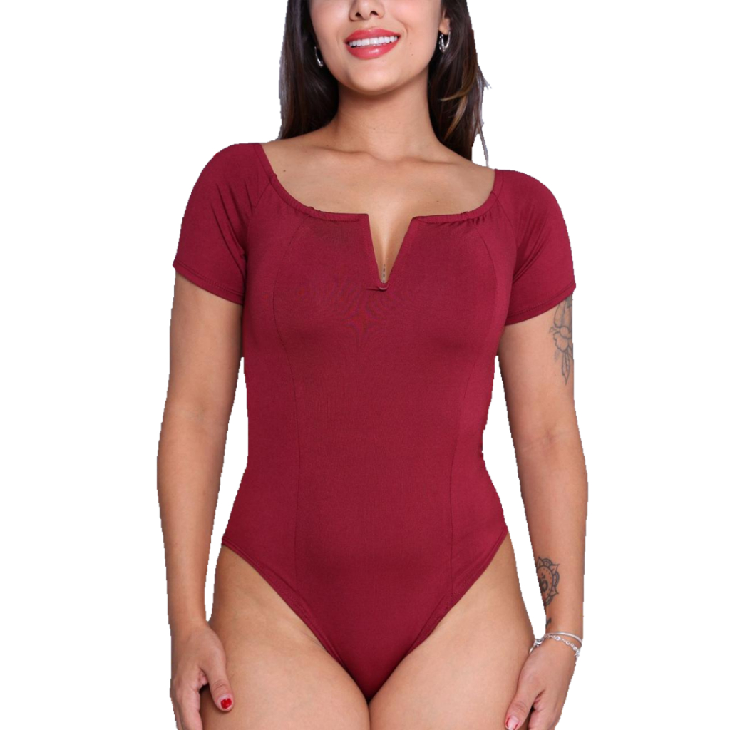 Body Bulsa Femenino Ciganinha com Bojo Gola V Moda Verão body com Manga