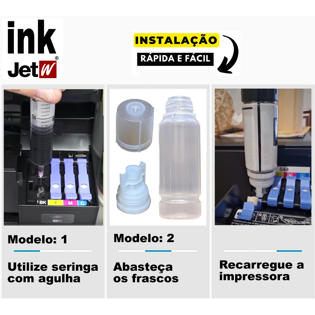 4 Litros Tinta compatível Brother BTD60 BT5001 T8200W T910DW T4000DW T4500DW T220