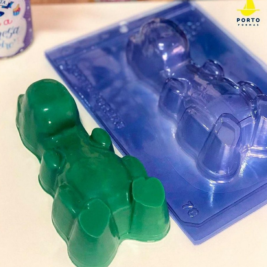 1~5 Forma Porto Com Silicone (3 partes) Para Chocolate DINOSSAURO – CÓD p76 (PROMOÇÃO PORTO) - Home & Living