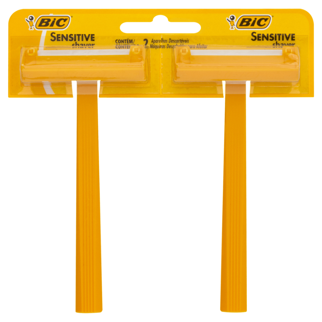 Aparelho de Barbear BIC Sensitive Shaver Com 2 Unidades