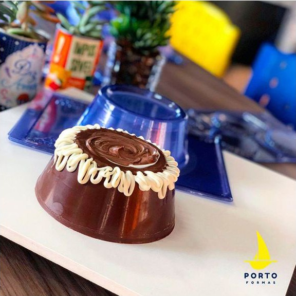 1~5 Forma Porto Com Silicone (3 partes) Para Chocolate PISCININHA – CÓD P79 (PROMOÇÃO PORTO) em Oferta na Shopee