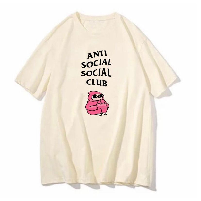 Camiseta Anti Social Club blusa feminina masculina estampada divertida camisa estampada trend tumblr moda