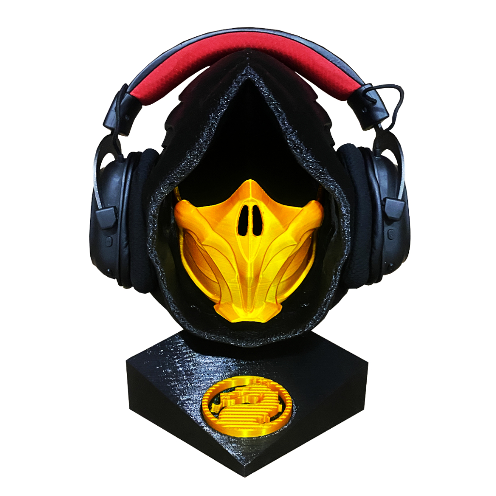Suporte De Headset Fone Ouvido Gamer Cabeça Scorpion em Oferta na Shopee