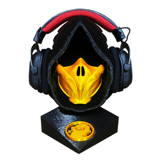 Suporte De Headset Fone Ouvido Gamer Cabeça Scorpion em Oferta na Shopee