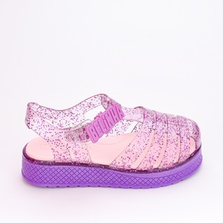 Sandália Infantil Plataforma Canal da Belinha Lilás Glitter em Oferta na Shopee