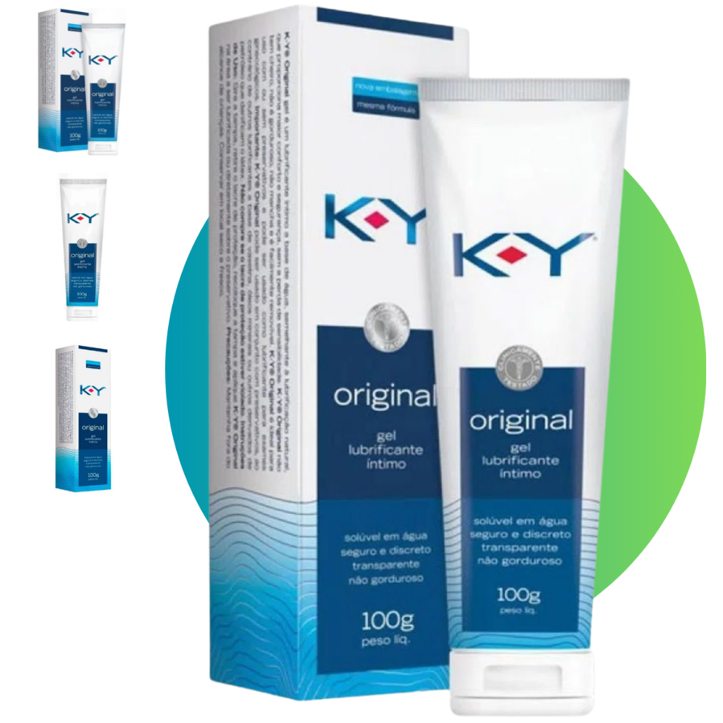 Gel Lubrificante Ky K-Y Íntimo Sexual - 100g