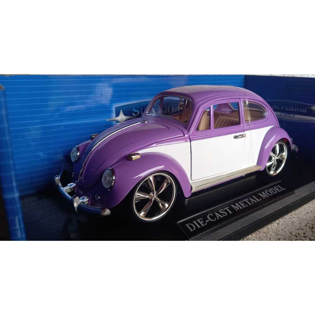 Miniatura WV BEETLE TUNING  1967 (Fusca) Escala: 1:18 SUPERIOR 1967