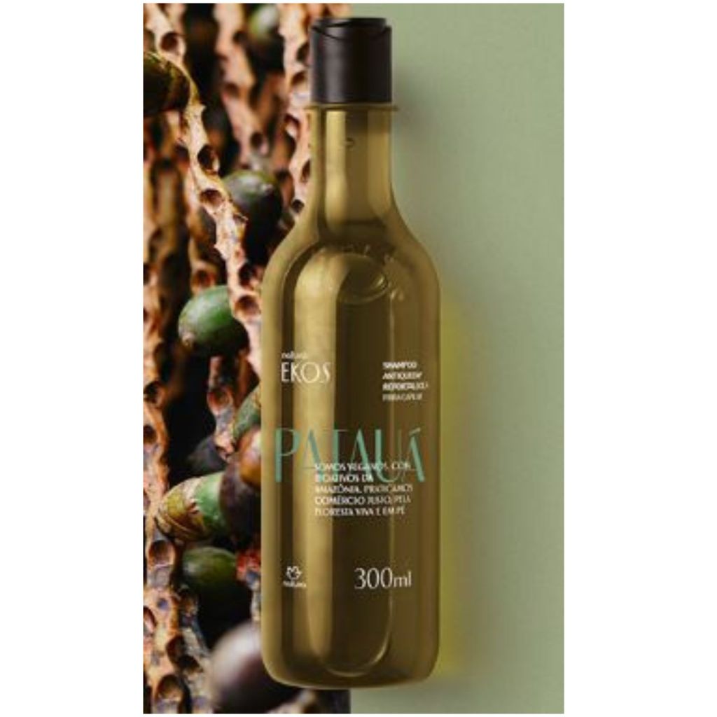NATURA EKOS PATAUÁ SHAMPOO ANTIQUEDA FIBRA CAPILAR FORTALECIMENTO DOS FIOS 300ML