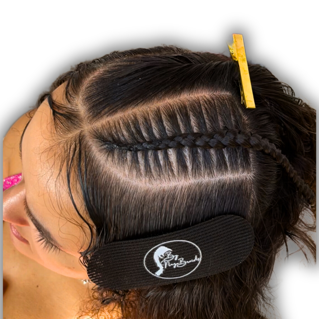 Velcro Separador Divisor de Mechas bynegabraids, Prendedor Divisor de Mechas Tru Hair Gripper