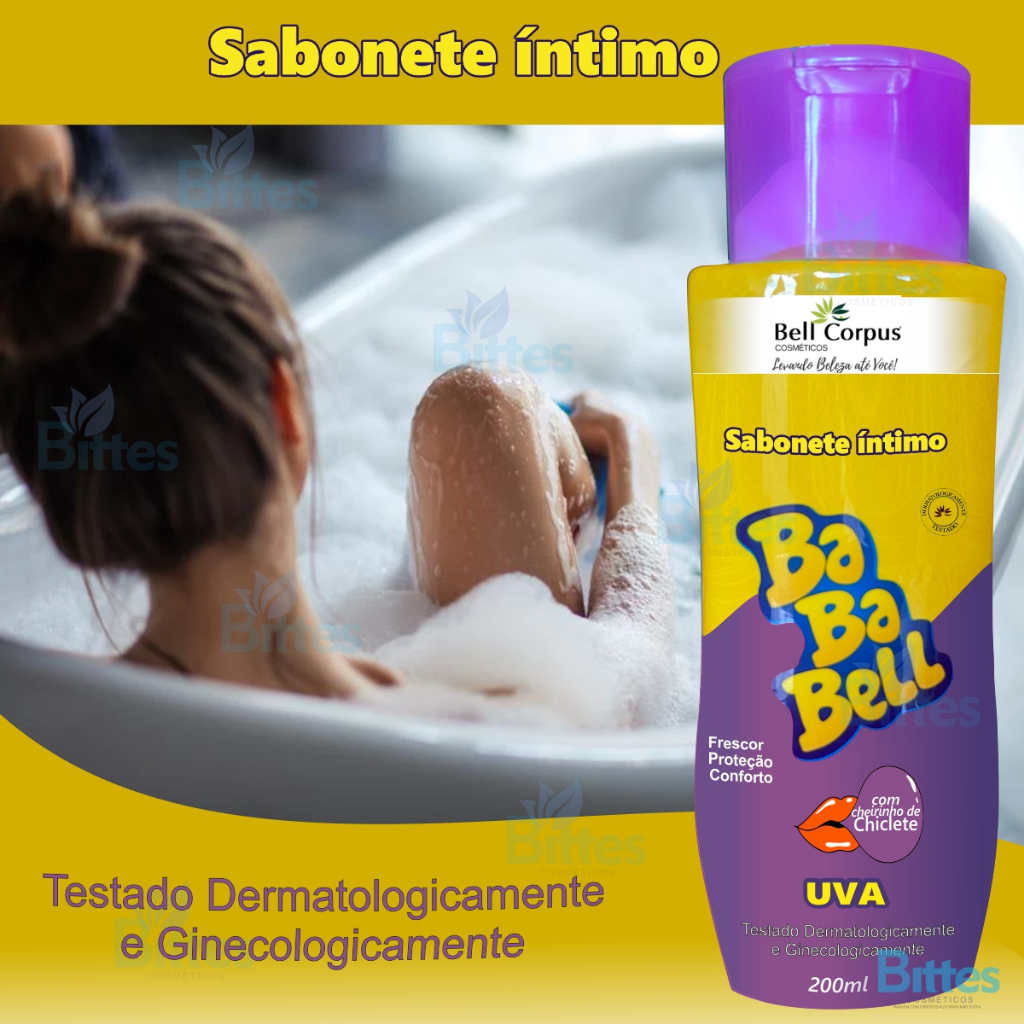 Sabonete Íntimo Feminino Uva e Tutti Frutti 200ml – Frescor, Proteção e Conforto Diário