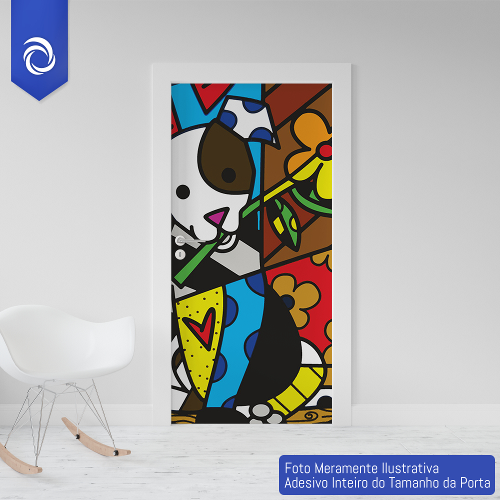 Adesivo Para Portas De Madeira Ou Vidro - ROMERO BRITO 04493
