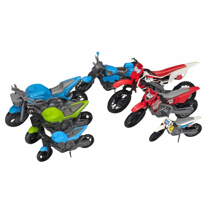 7 Motos De Brinquedo - Modelos Speed, Cross E Harley Diferentes Tamanhos e Estilos - Super Presente - Queen Shop em Oferta na Shopee