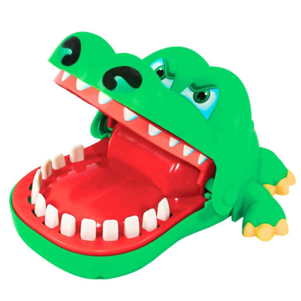 Jogo Jacaré Morde Dedo Crocodilo Dentista Grande Polibrinq