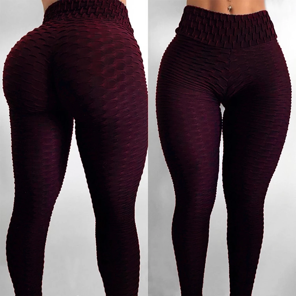 Calça Legging em Suplex Bolha e Liso com Cós Alto Empina Bumbum Fitness - Suplex Cintura Alta Bombey — imagem 1