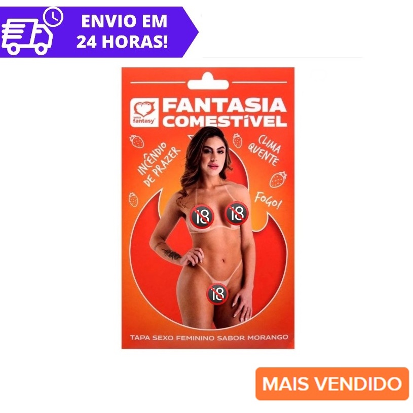 Lingerie Calcinha e Sutiã Comestivel FOGUINHO Saborizada Solúvel em Oferta na Shopee