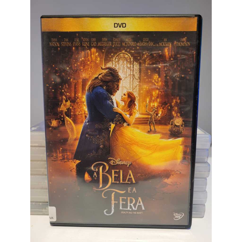 A BELA E A FERA - Emma Watson Dan Stevens - DVD - Original