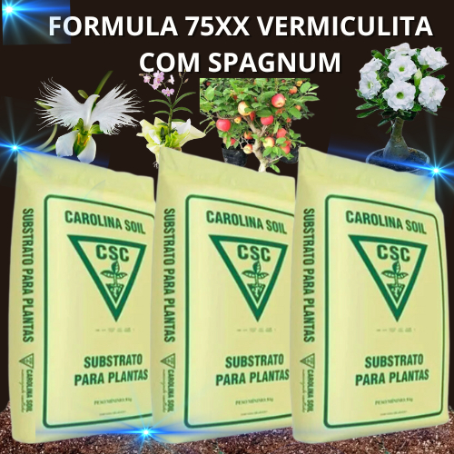 carolina soil é um super substrato utilizado em rosas orquideas frutiferas hortaliça