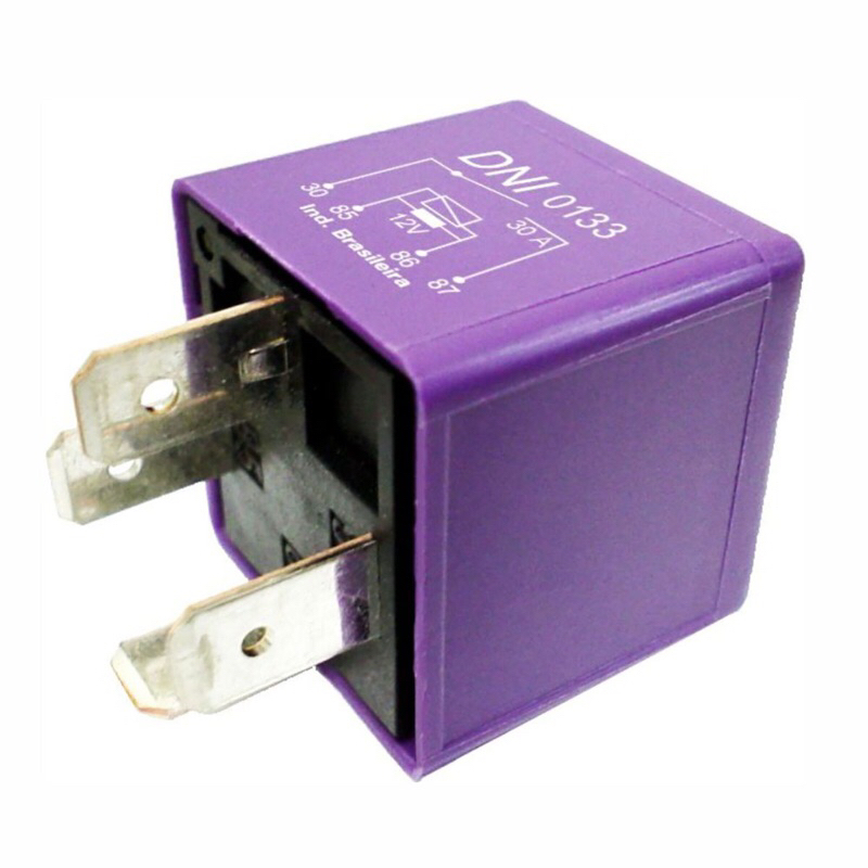RELE BOMBA COMBUSTIVEL GM CORSA/ AGIELE 4 TERMINAIS SEM SUPORTE 12V 30A ORIG 82461742/ 542937503/ 81AG14N089AA/ 86AU18C41CA/ 03440489/ 03447012/ 90464759 DNI DNI0133