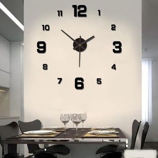 Relógio de parede sem moldura com setas, silencioso moderno lindo escritório, casa Coisas Diferentes para Casa MT249