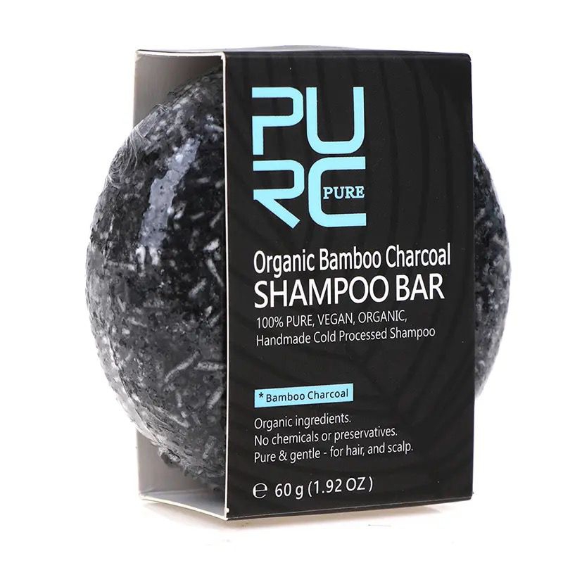 Pure Organic Bamboo Shampoo Escurecedor De Cabelo E Barba