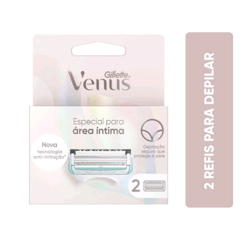 Carga para Aparelho de Depilação Gillette Vênus Área Íntima