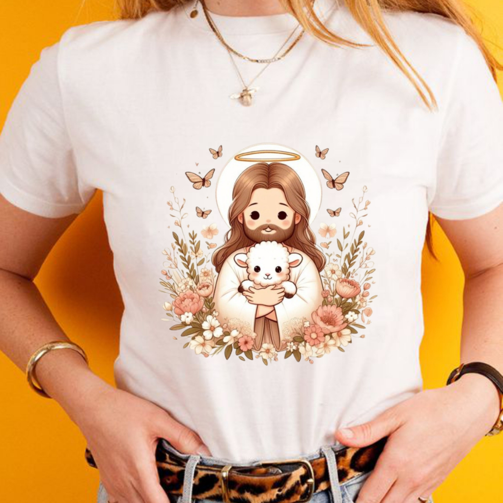 BLUSA TSHIRT feminina JESUS, OVELHINHA,moda feminina,camiseta,plus size,moda cristã