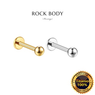 Piercing Labret Titânio | Helix, Tragus, Conch, Nariz, Boca-Medusa, Outros. Piercing Orelha, Haste Labret Tragus em Oferta na Shopee
