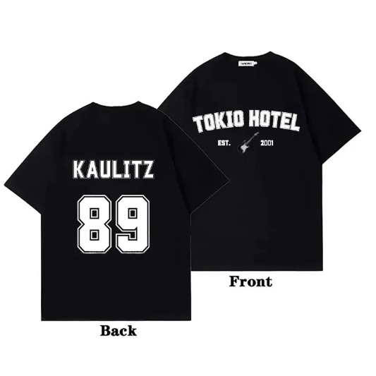 Camiseta Camisa Blusa Unissex Algodão Kaulitz 89 Tokio Hotel
