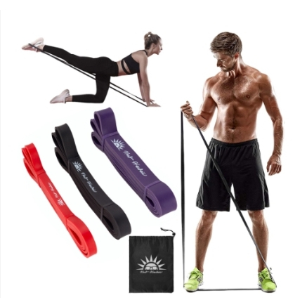 Kit 3 Elástico Super Band Borracha Crossfit Extra Forte.