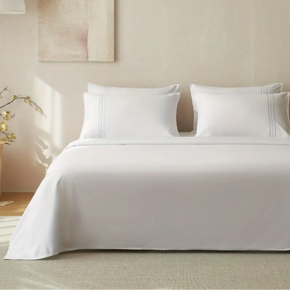 Lencol 180 Fios Avulso Casal Queen Solteiro Sem Elastico Bainha Resistente Micro Fibra Cores Lisas em Oferta na Shopee