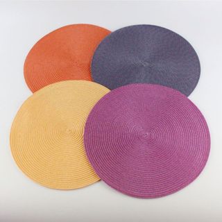 Kit 4 ou 6 pçs Jogo Americano de Mesa Sousplat Mesa Posta Jantar Decoração em Oferta na Shopee