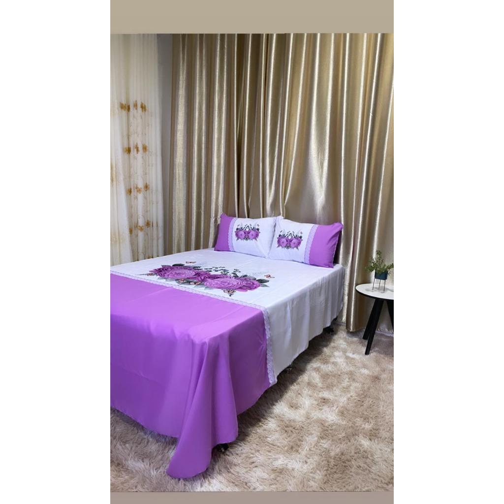 Lençol casal oxford com fronhas 2,00 x 2,20 preço de fábrica em Oferta na Shopee