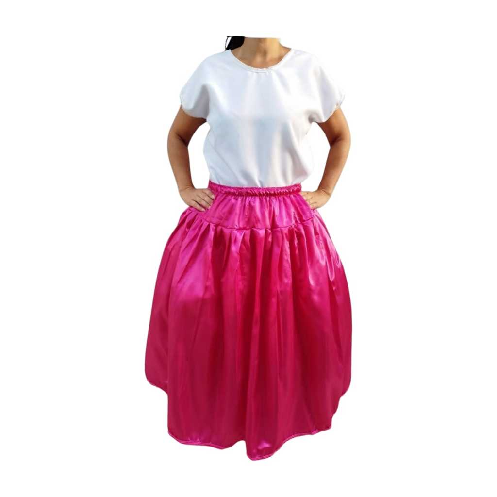 Saia Cetim Umbanda Rosa e Azulde Erê Cosme Damião Umbanda/Candomblé Santo