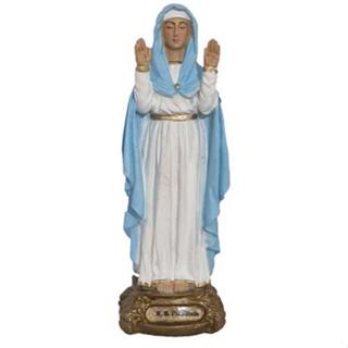 Imagem de Nossa Senhora do Equilíbrio de resina nacional 15 cm em Oferta na Shopee